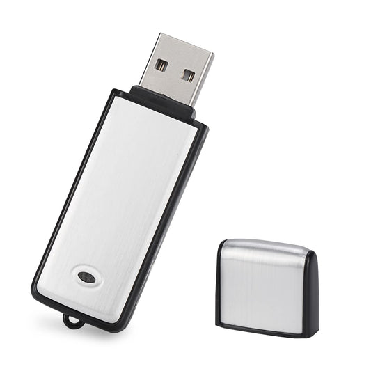 DEKITA Mini Grabadora de Voz Audio Microfono Espia USB Dura mas de 15 Horas, 8Gb