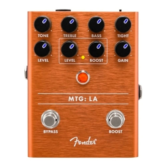 Fender MTG: LA - Pedal de distorsión de tubo, accesorios de guitarra