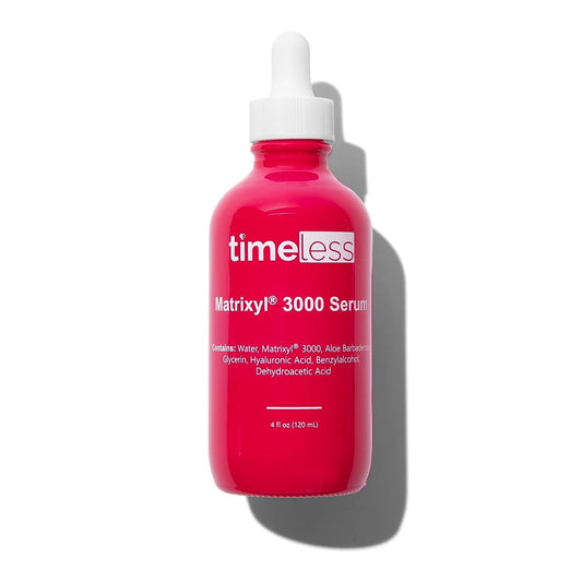 TIMELESS SKIN CARE | Sérum MATRIXYL® 3000 | Suero de Cuidado Facial que fortalece la barrera cutanea | Aumenta la Producción de Colágeno e Hidrata | Para todo tipo de pieles | 120ml
