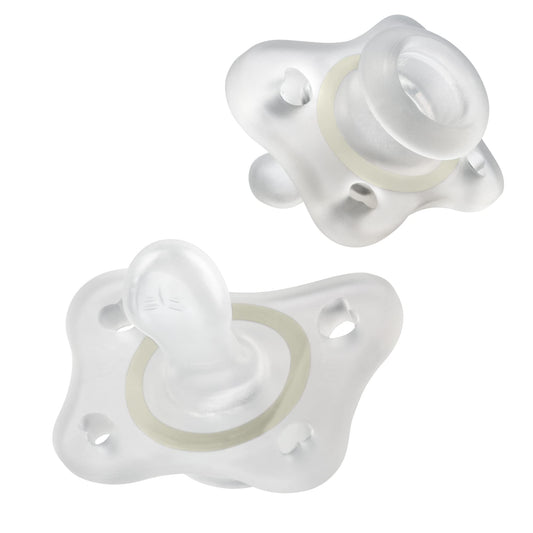 Chicco PhysioForma - Chupete de silicona para bebés de 2 a 6 m, sin BPA, 2 unidades en estuche de esterilización