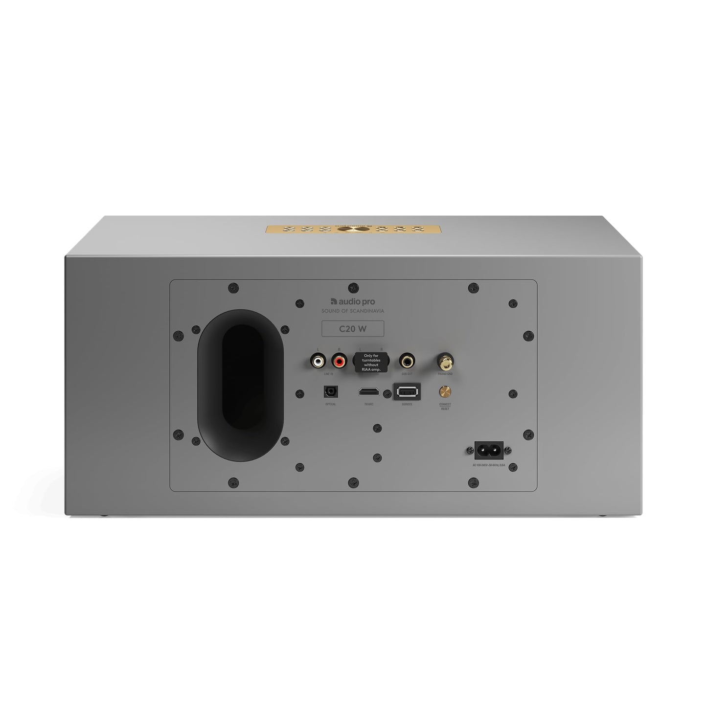 Audio Pro C20 MkII W - Altavoz WiFi y Bluetooth Multiroom - RIAA - Gris
