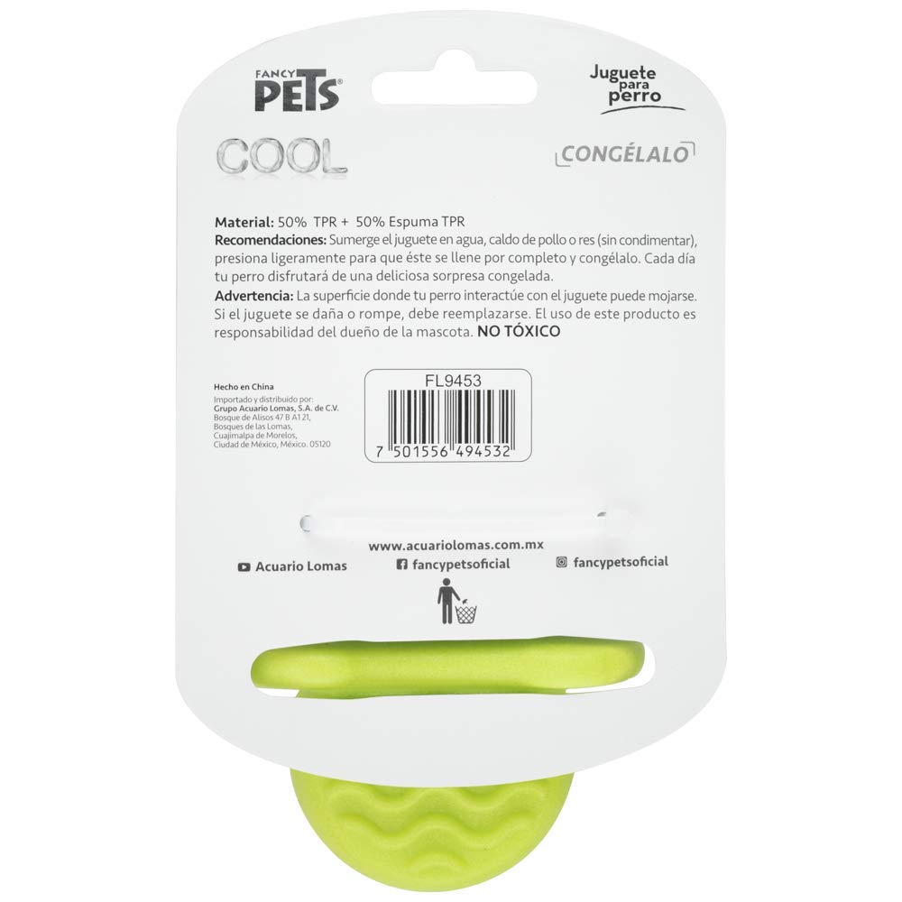 Juguete Congelable Fancy Pets Chupon Rellenable Cool