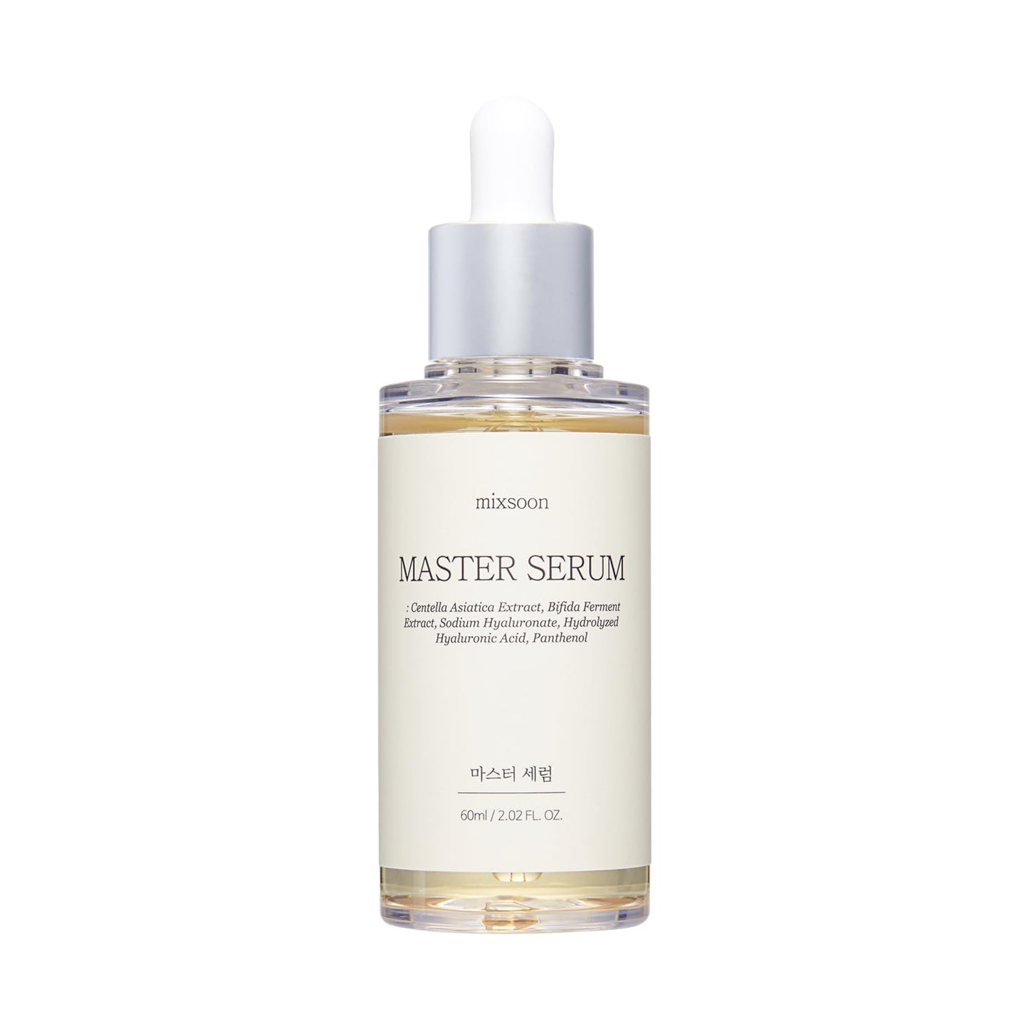 [Mixsoon] Master Serum 2.02 fl oz / 60 ml | Moisturizing Serum for Healthy Skin and Improve Skin Barrier | Cruelty Free