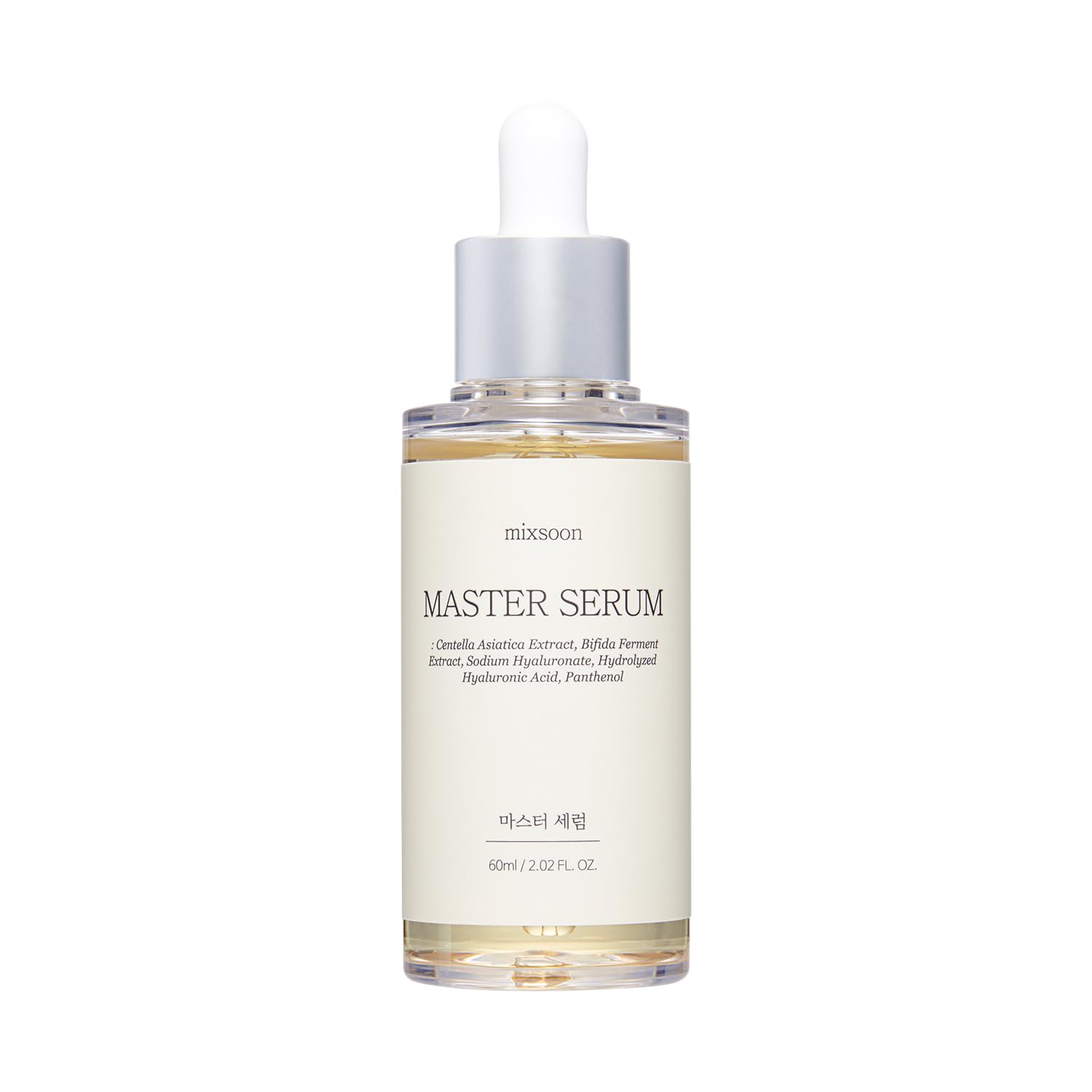 [Mixsoon] Master Serum 2.02 fl oz / 60 ml | Moisturizing Serum for Healthy Skin and Improve Skin Barrier | Cruelty Free