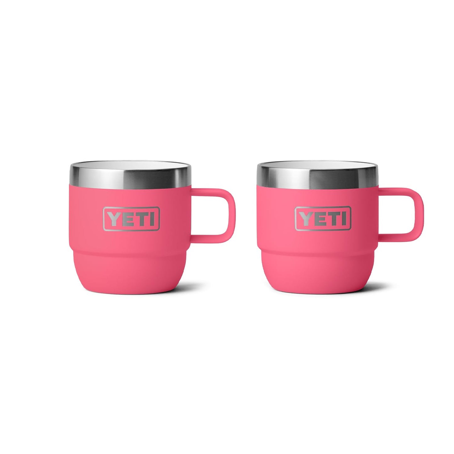 Taza Acero Inoxidable YETI Rosa Tropical Apilable Aislada al Vacío 177 cm Paquete 2 Tazas
