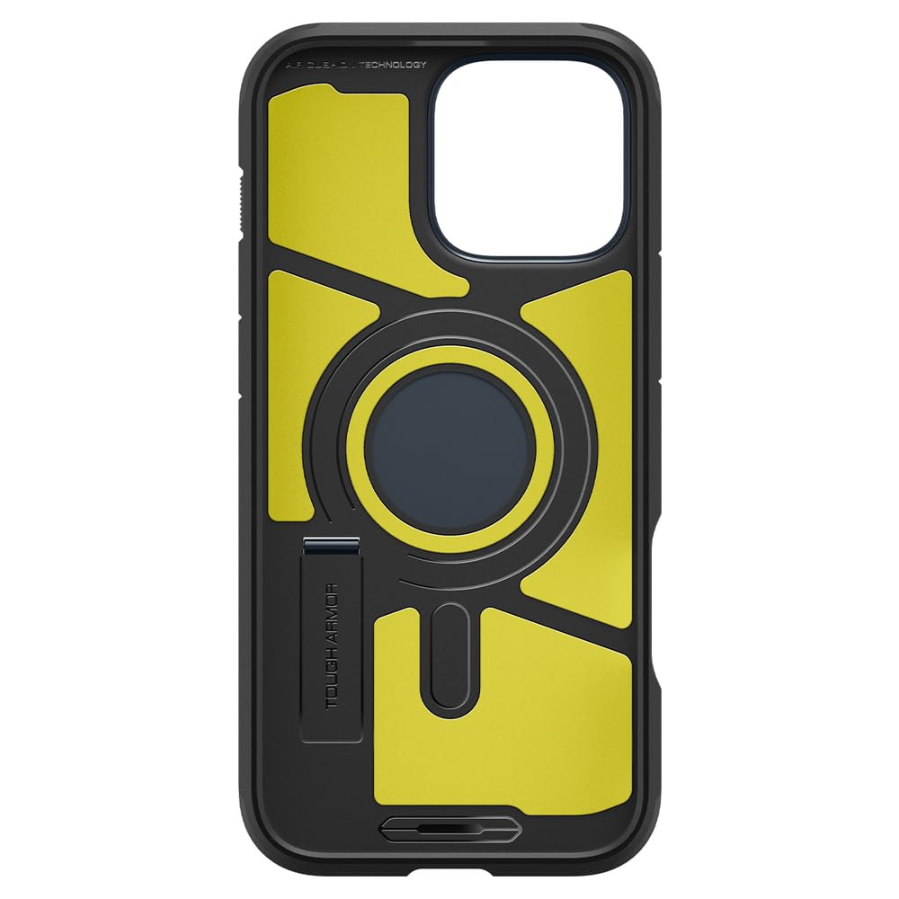Funda Spigen Tough Armor (AI) MagFit Compatible con iPhone 16 Pro [Soporte] [Protección de Grado Militar], Compatible con MagSafe - Metal Slate