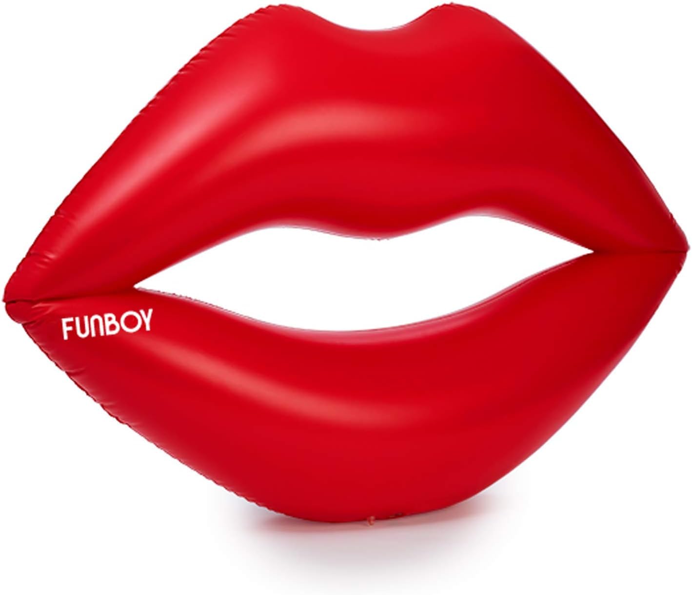 FUNBOY Giant Inflatable Pool Float, Red Lips
