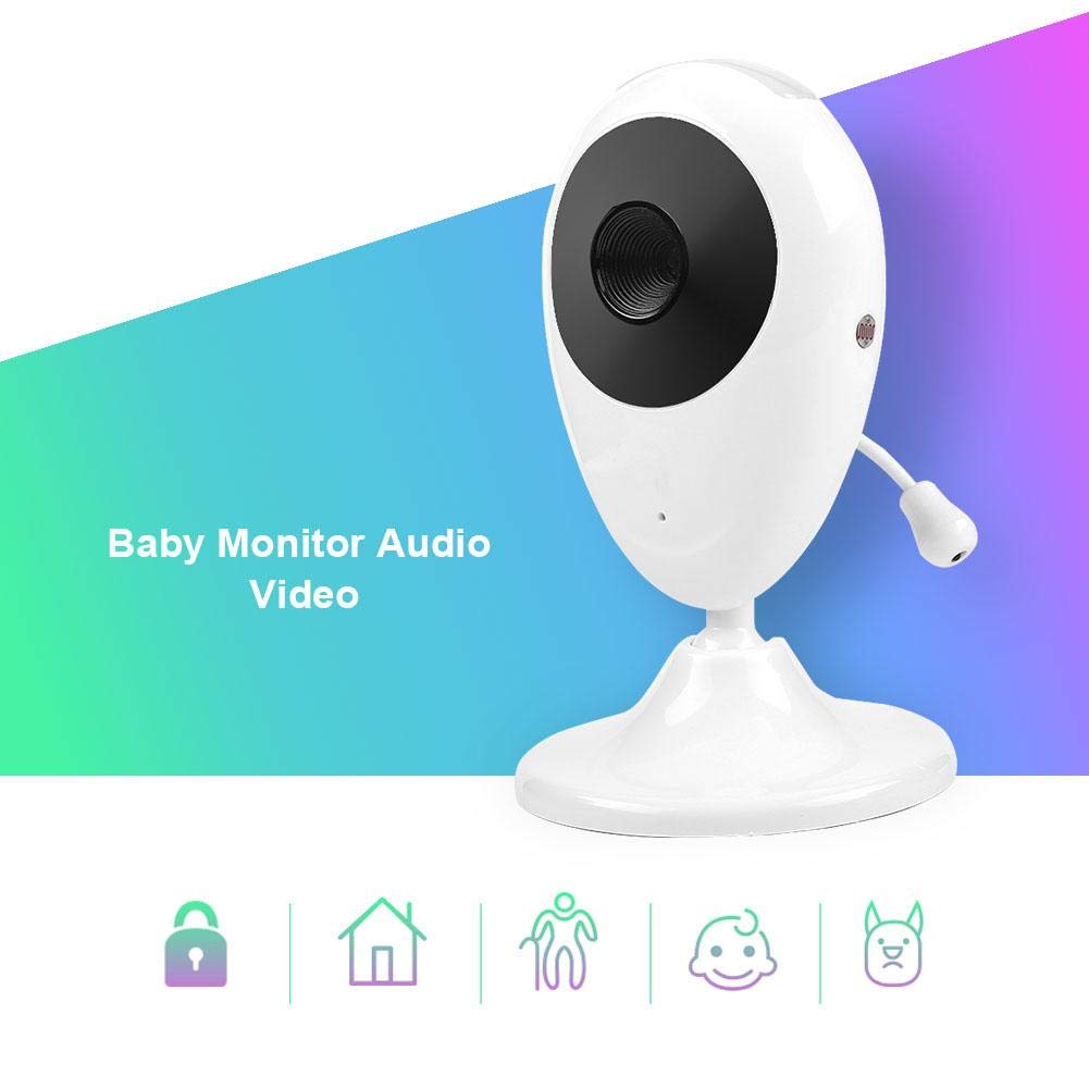 Monitor Digital TMISHION Inalámbrico LCD Visión Nocturna Audio y Video 2.4 GHz para Bebé