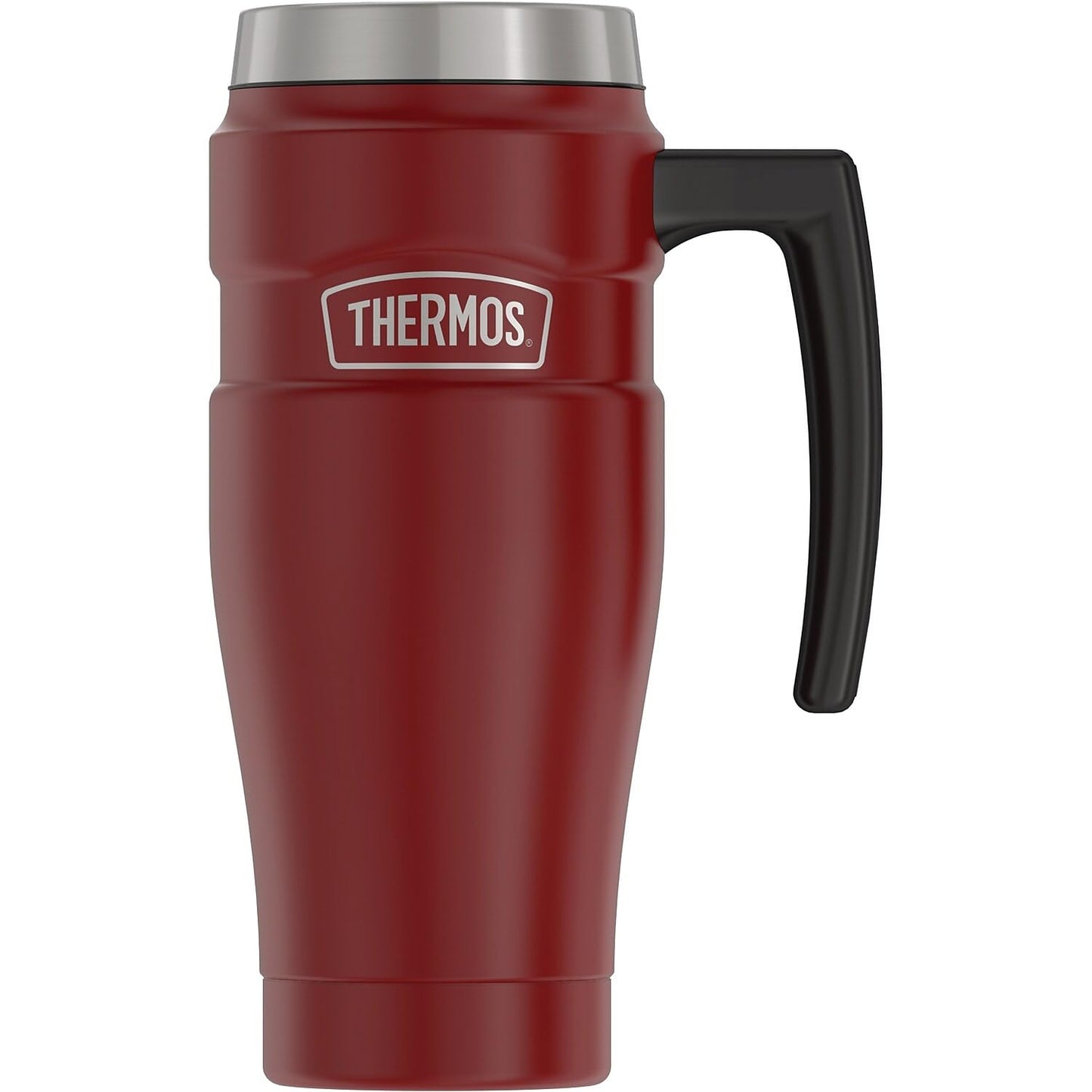 Taza de Viaje THERMOS Rojo Rústico Acero Inoxidable Aislada 16 oz