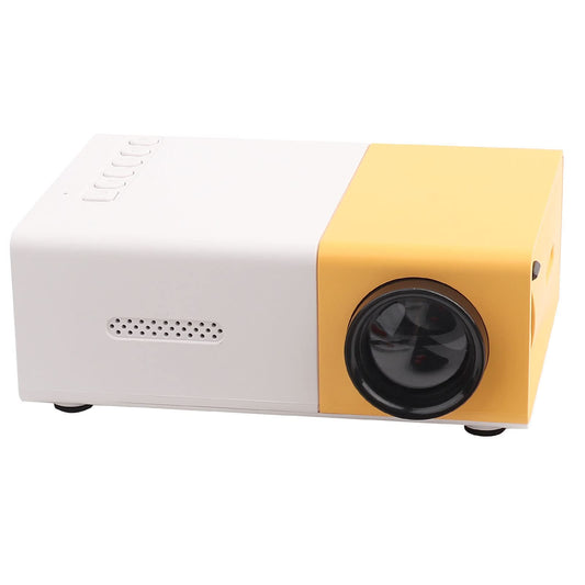 Fosa portátil LED HD 1080P Video-Projector, Mini de películas Compatible con Pantalla 1080P y 60 '', lámpara LED de 30.000 Horas de Vida útil, para Reproductor Multimedia de Cine