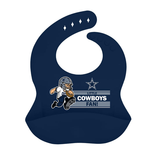 Babero Baby Fanatic Dallas Cowboys Azul Premium Educativo para Niños