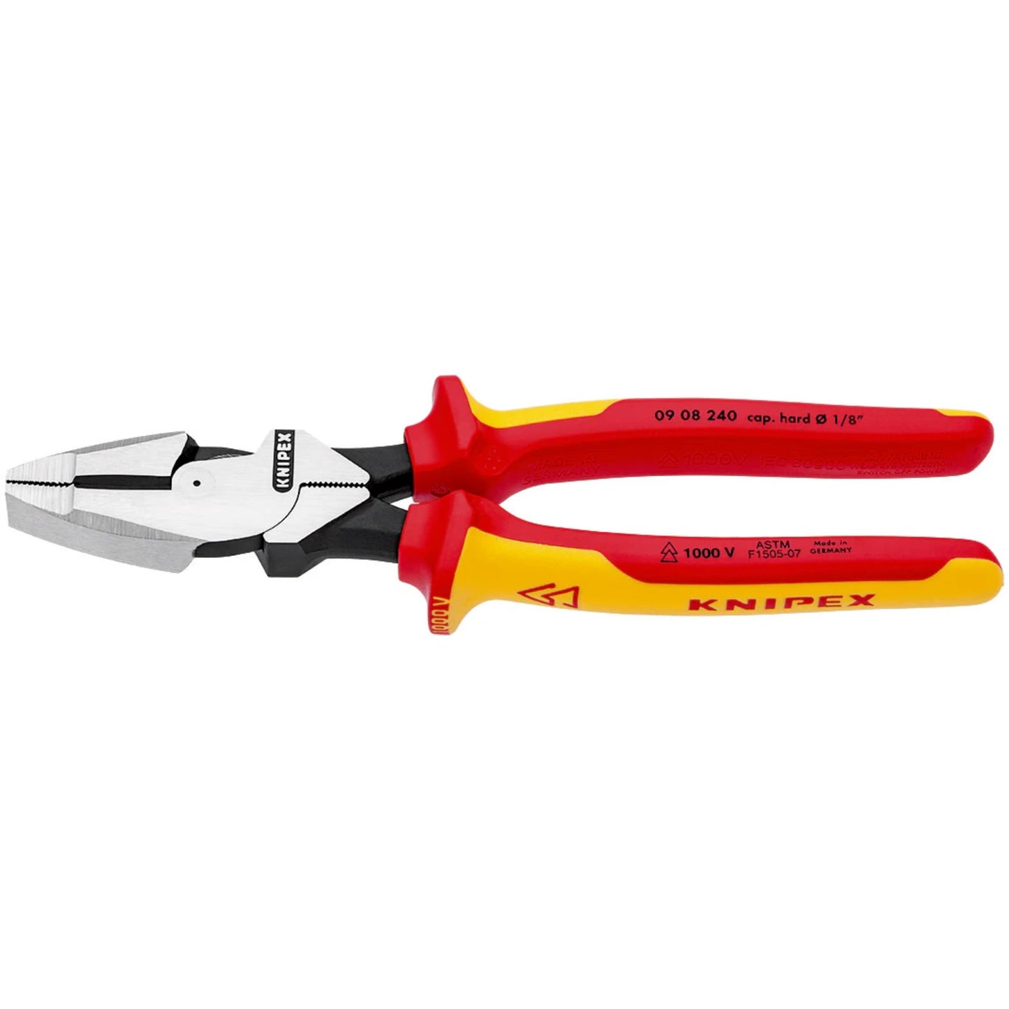 Knipex 09 08 240 Sb Alicate Universal "Lineman'S Pliers" Modelo Americano, 240 mm