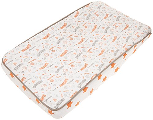 Bacati - Cambiador de muselina, Gris Y Naranja