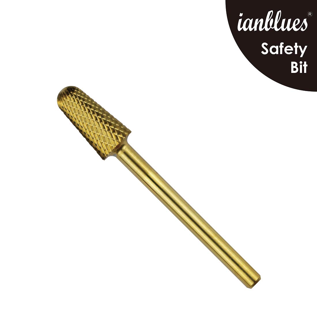Broche de Seguridad Taladro de Uñas Oro Fino para Máquina de Manicura Eléctrica