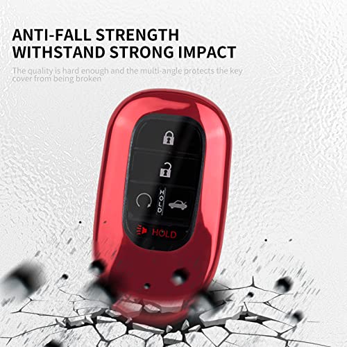 SK CUSTOM Funda protectora de TPU para llave inteligente compatible con Hyundai Nexo Sonata 3 4 botones sin llave