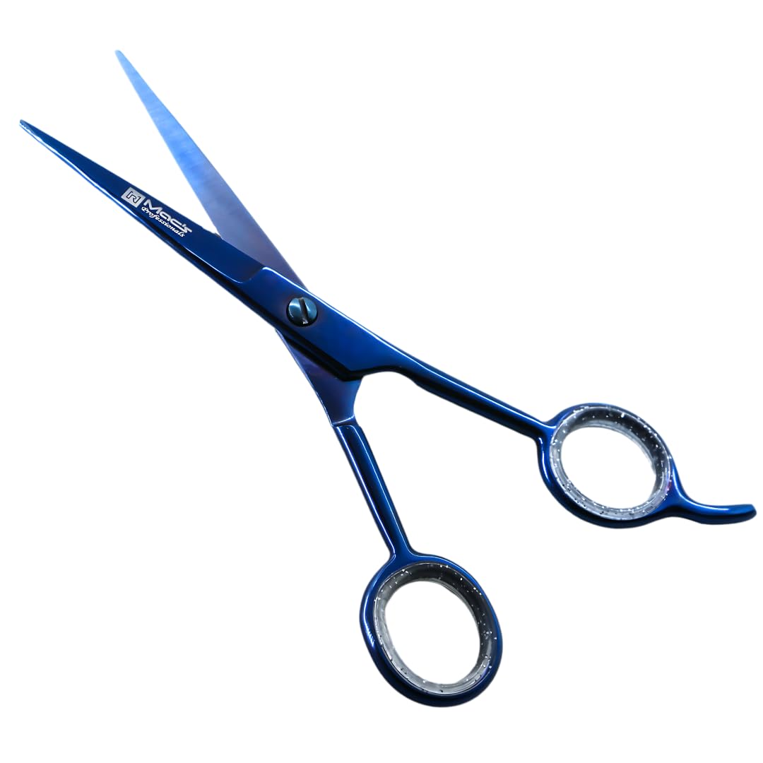 Macs Professional Tijeras para cortar el cabello, tijeras de peluquería de 6.5 pulgadas, navaja de afeitar de acero inoxidable de primera calidad con hoja afilada y tijeras de salón, para hombres, muj