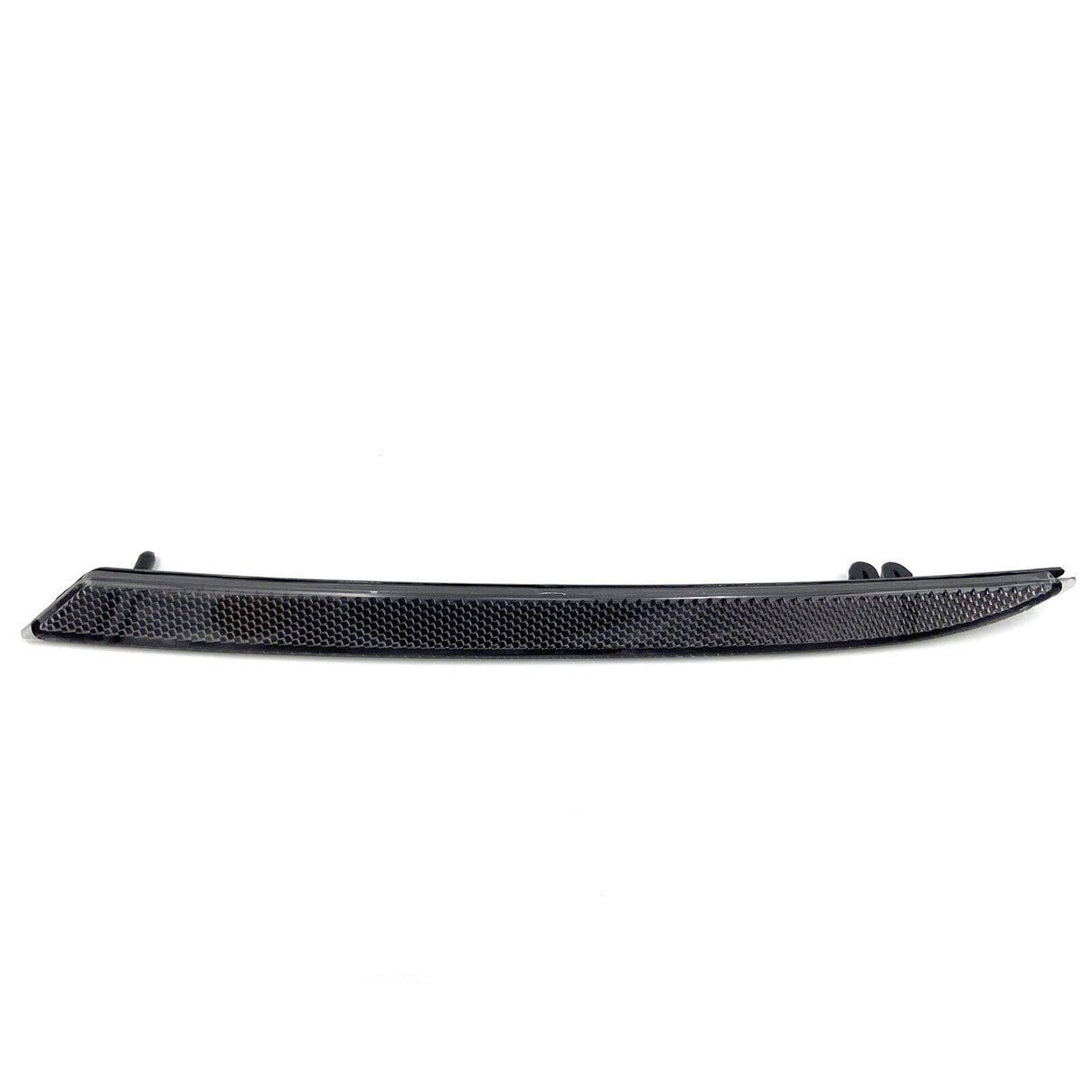 1 par de lentes tintadas ahumadas para reflector de marca lateral del parachoques trasero para Ford Mustang 2018 2019 2020 2021 2022