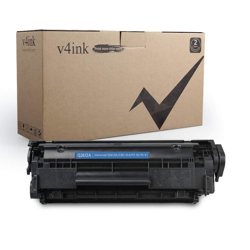 Cartucho de Tóner V4INK Negro Genérico Compatible con HP Laserjet 12A Q2612A