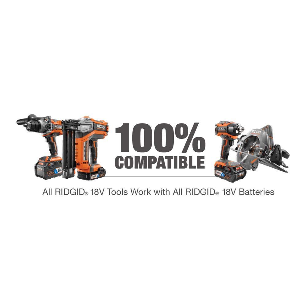 Ridgid OCTANE - Lijadora inalámbrica sin escobillas de 3 velocidades 1/4 de hoja, herramienta desnuda, R86064B, (empaquetado a granel, embalaje no retorno)