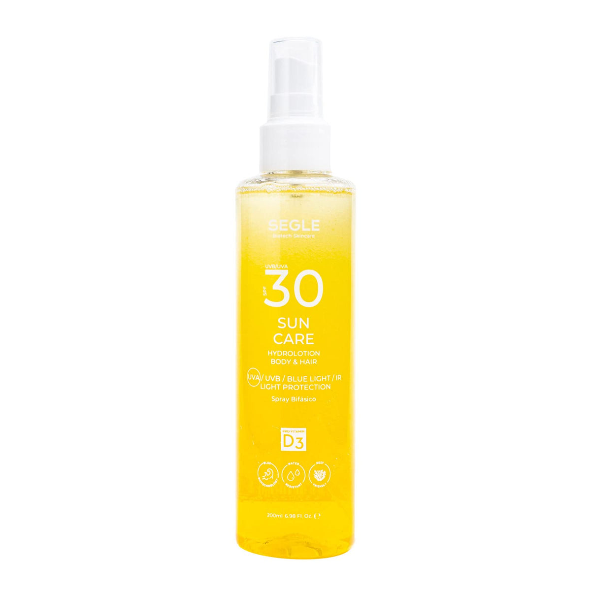 Hair Spray y Body Sun Care SPF30