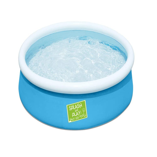 Bestway 57241 Alberca semiinflable Redonda 1.52x.38cm, Azul