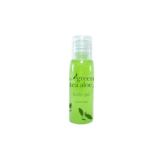 Gel de Cuerpo 25 ml Green Tea Aloe, Amenidades Hoteleras, 144 Unidades