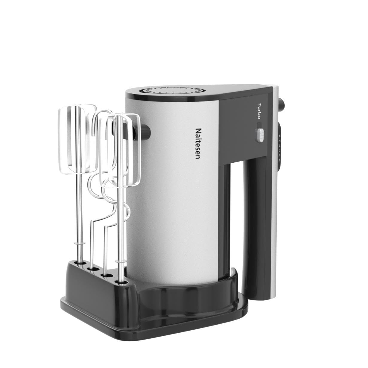 Mezclador de Mano Eléctrico 600 W 10 Velocidades Potente con Turbo para Cocina
