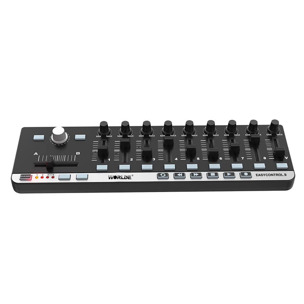 Btuty Mini USB 9 Slim-Line Control MIDI driver de teclado