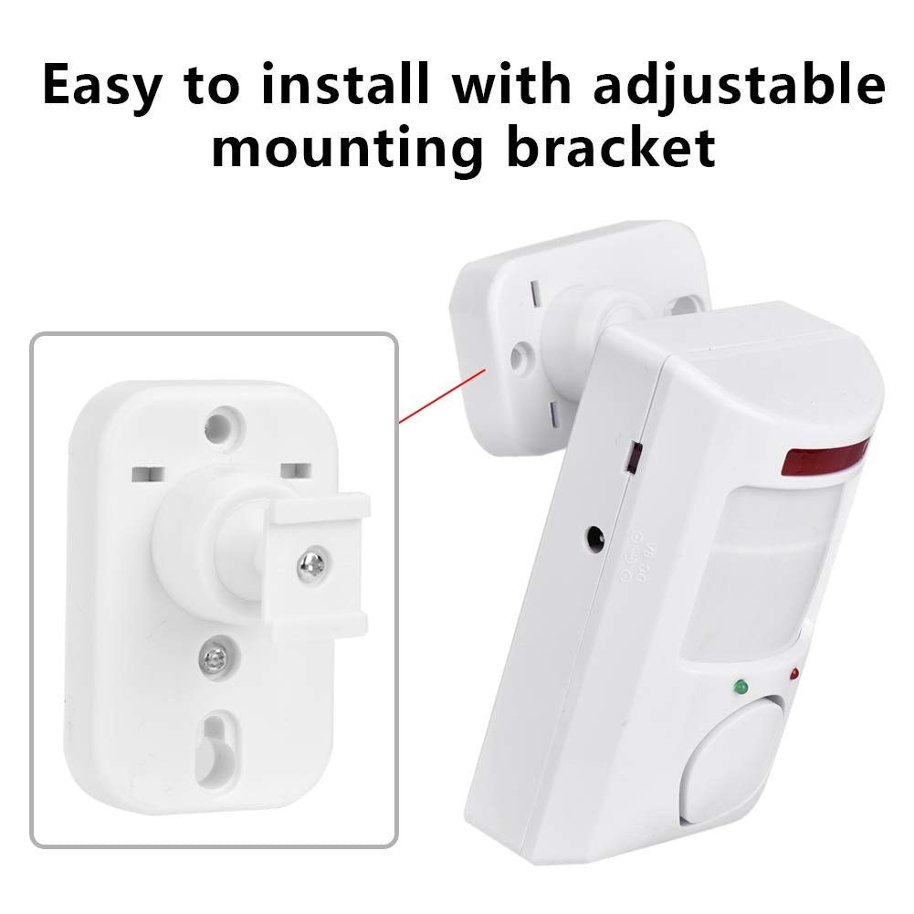 de Alarma inalámbrico, Nuevo, Fuerte Sonido de Alarma de 105dB, más de 30 m de Distancia para 105dB de Alarma inalámbrico Detector de Sensor de Movimiento infrarrojo