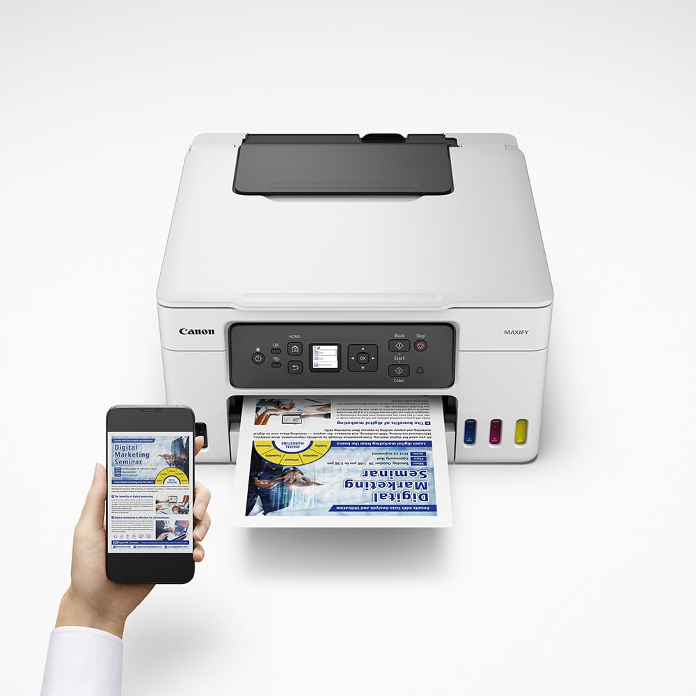 Canon Impresora Multifuncional de Tinta MegaTank Maxify 3 en 1 GX3010
