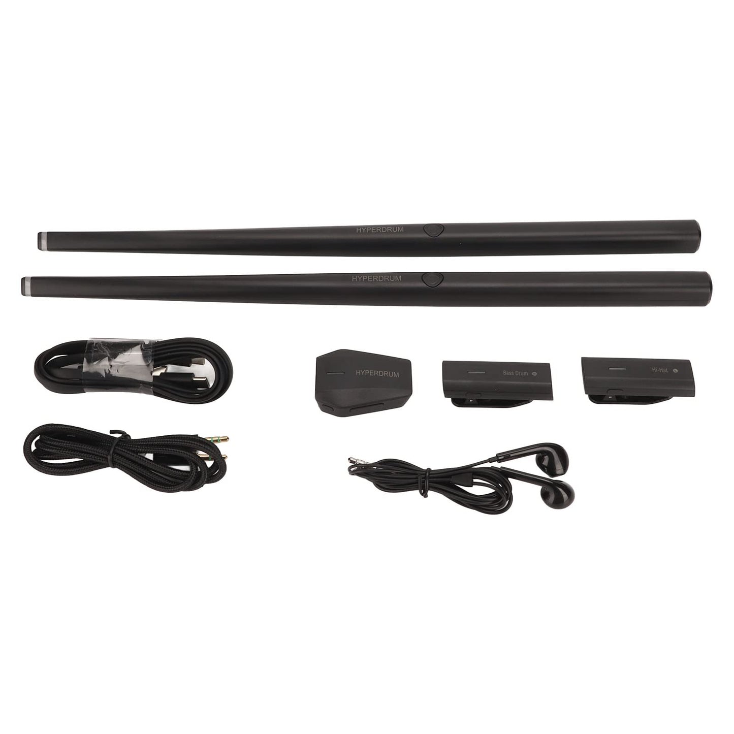 Gemer Air Drum Sticks Set, Drumsticks Stand Adapter Simulación 2 Modos Virtual Drum Set para Adultos