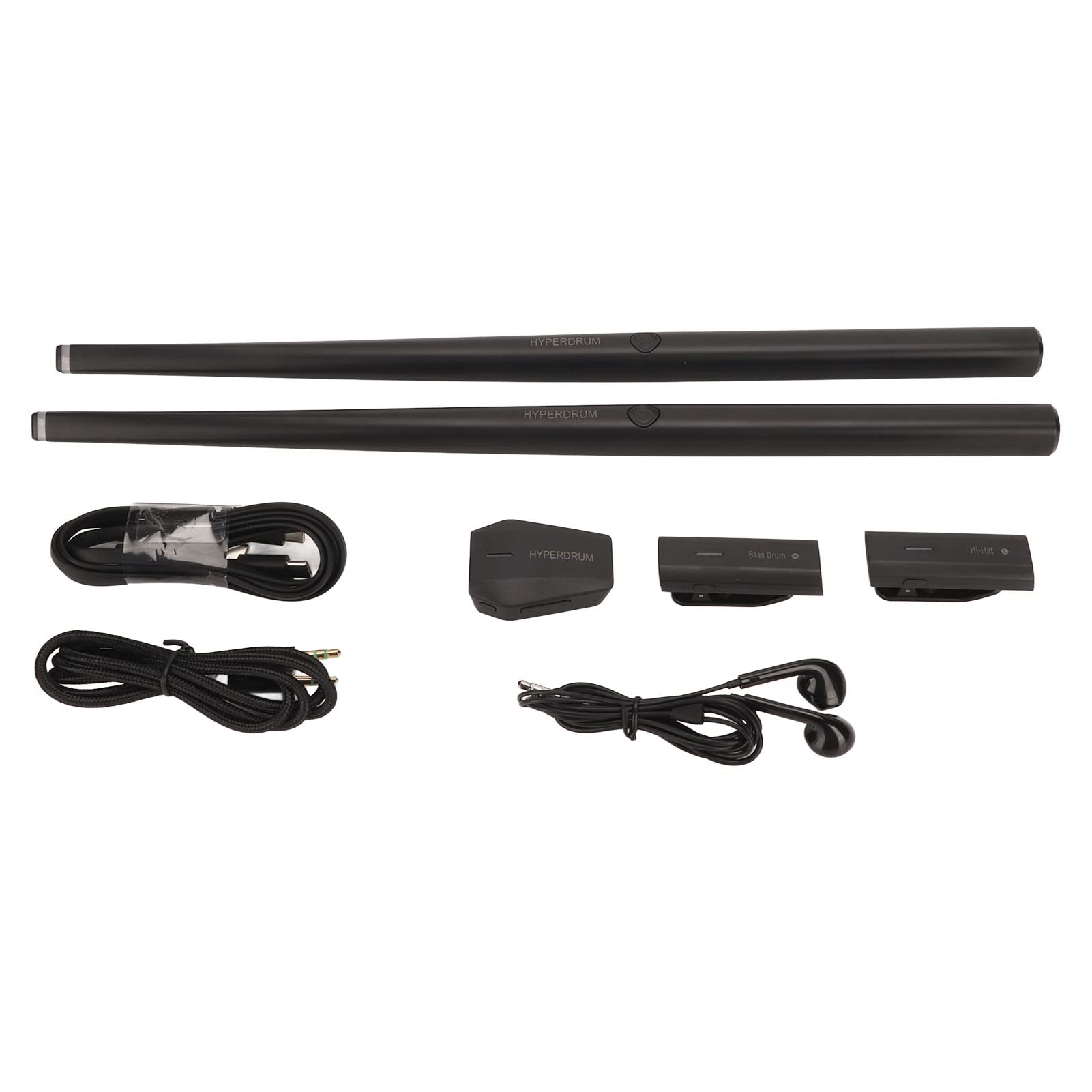 Gemer Air Drum Sticks Set, Drumsticks Stand Adapter Simulación 2 Modos Virtual Drum Set para Adultos