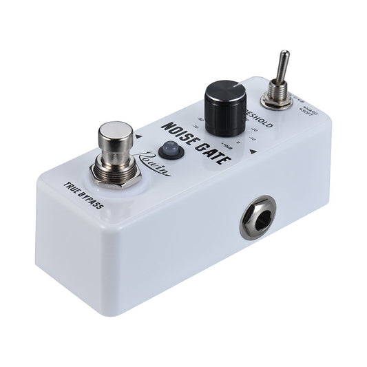 Genérico Pedal de Efectos de Guitarra con reducción de Ruido Noise Gate, 2 Modos, Carcasa de aleación de Aluminio, Bypass Real