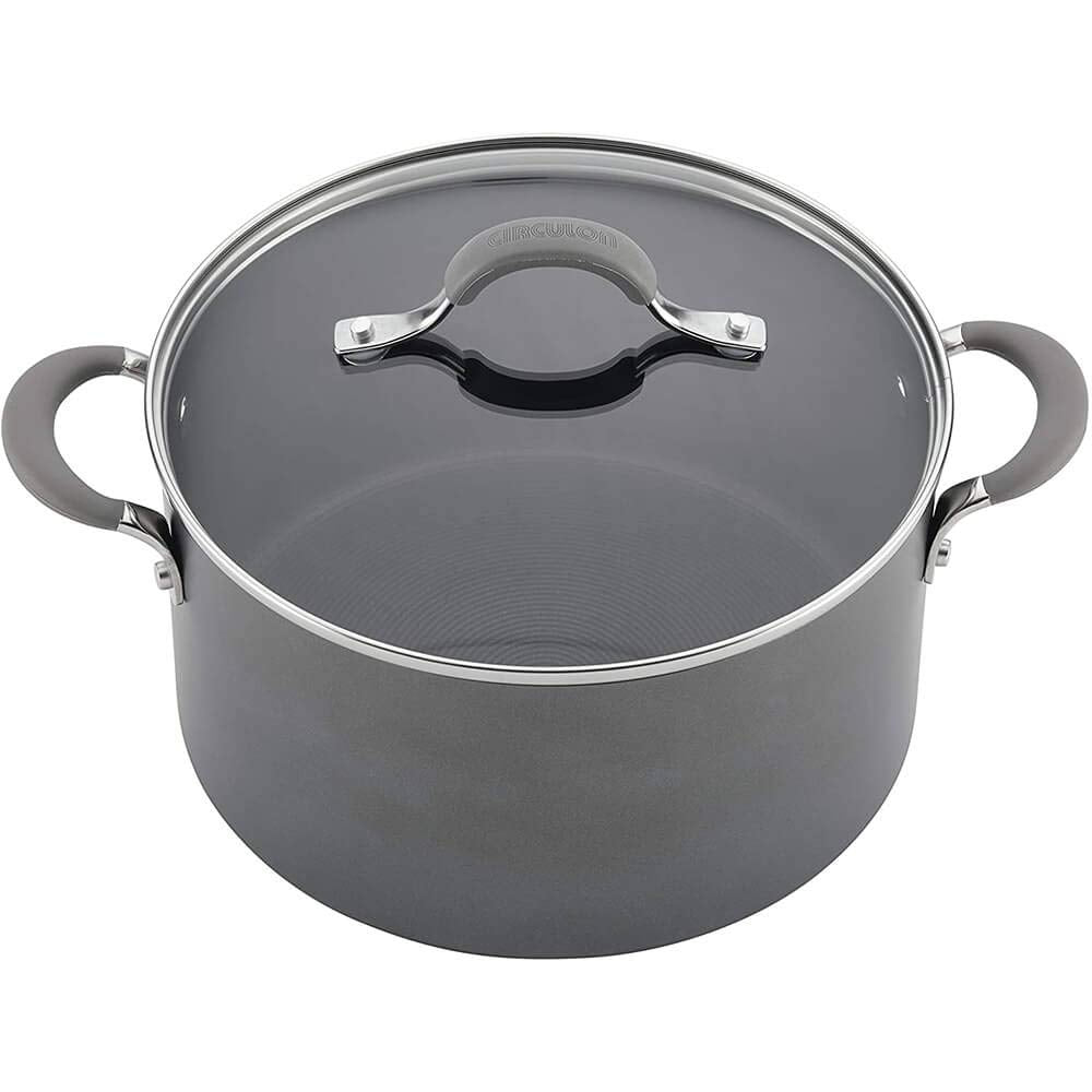 Circulon 84564 Elementum Juego de utensilios de cocina antiadherentes anodizados duros, 10 piezas, color gris