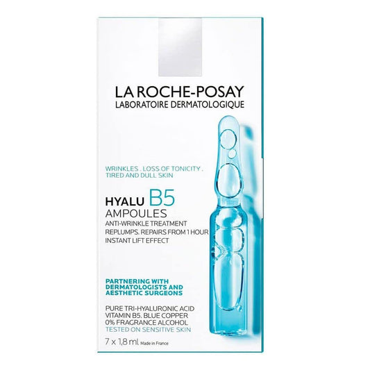 Tratamiento Anti-envejecimiento La Roche Posay Hyalu B5 Ampolletas 7pzs de 1.8ml
