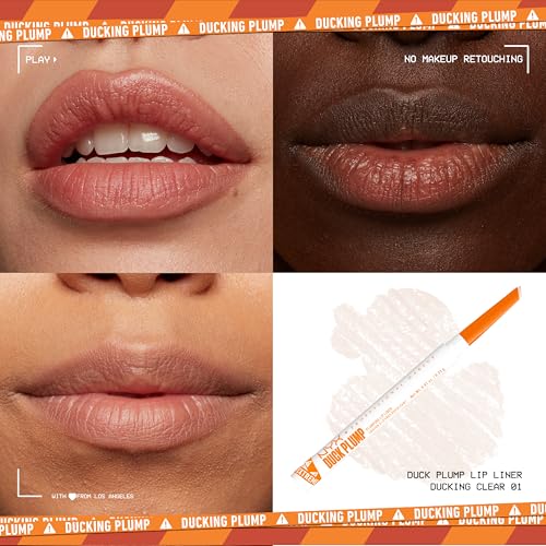 Delineador de Labios Duck Plump de Nyx Professional Makeup, Tono Ducking Clear