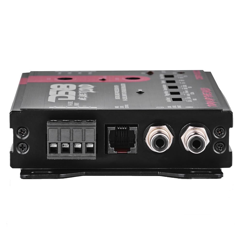 DS18 DBPX200 Procesador Digital de Graves con convertidor de señal de Alta a Baja y emulador de Altavoces, procesador de restauración de Graves Digitales, Entrada/Salida de preamplificador de 2