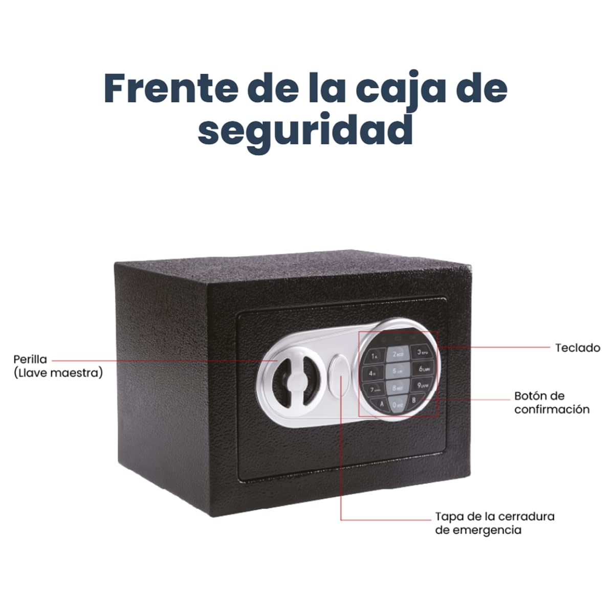 Caja Fuerte Electrónica De Seguridad Con Luz Kishnell Ruger