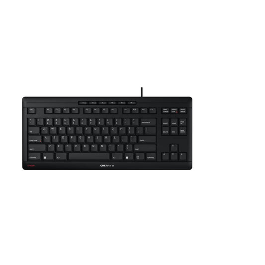 Teclado CHERRY Stream TKL Negro Silencioso con Cable USB Versión Compacta Sin Teclado Numérico Reacondicionado