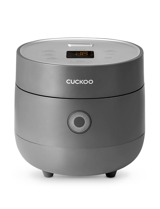 CUCKOO 3-Cup Micom Grey Rice Cooker CR-0375FG, Gris