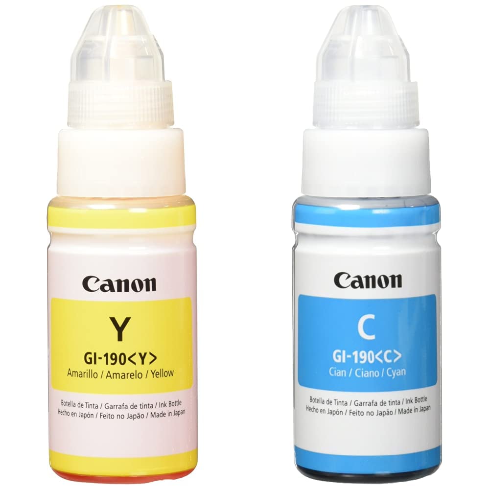 Canon CARCNN4730 Tanque de Tinta, Amarillo, Talla unica + CARCNN4710 Tanque de Tinta, Cian, Talla unica