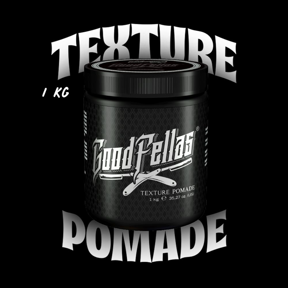 GOOD FELLAS Pomada Texturizada para Cabello Base de Agua 1 kg, Fijación Fuerte con Acabado Mate