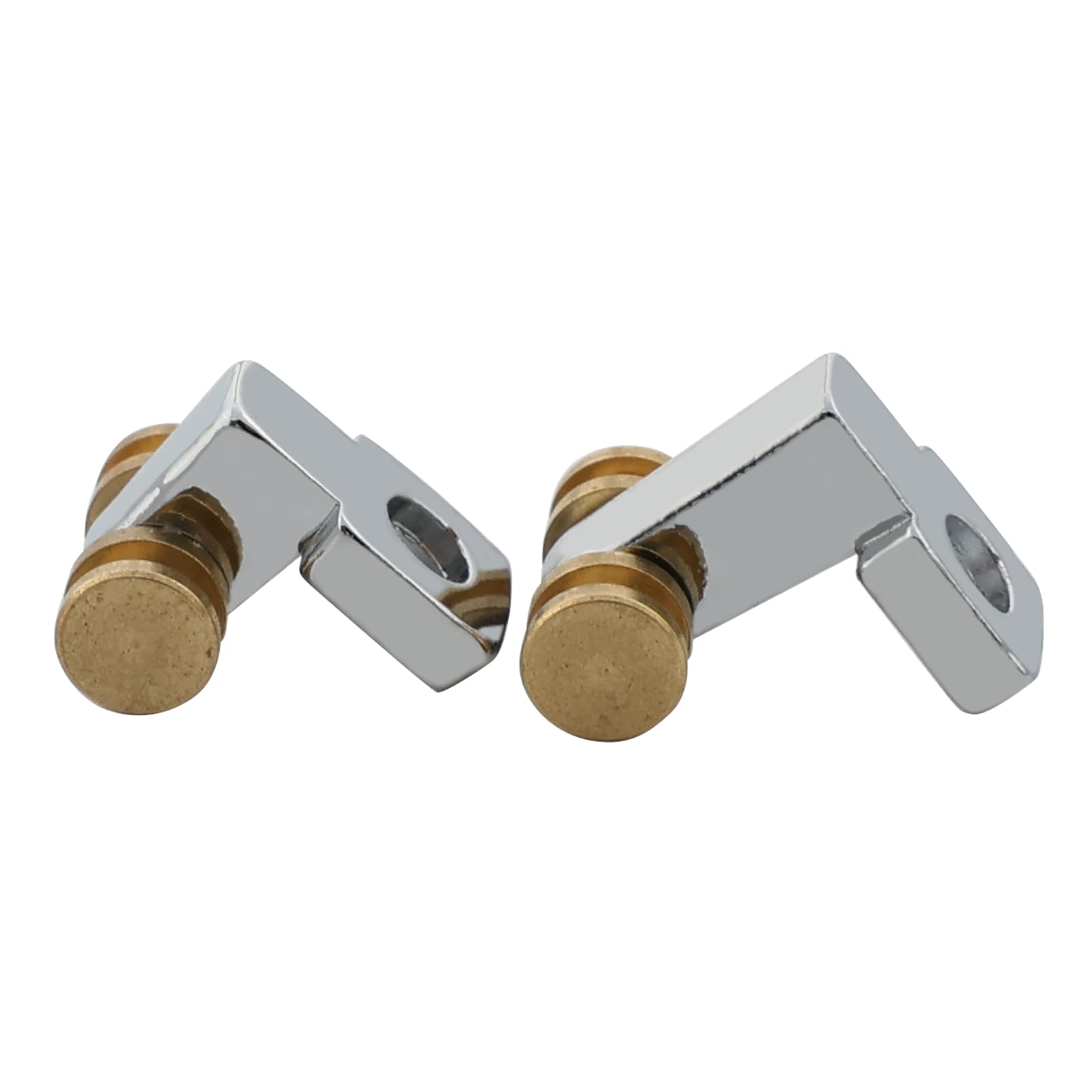 OVSAL Pack of 2 Brass Roller String Retainer for Electric Guitar String Tree String Guide Roller String Trees for Tele Telecaster Start Electric Guitar String Parts Replacement Chrome