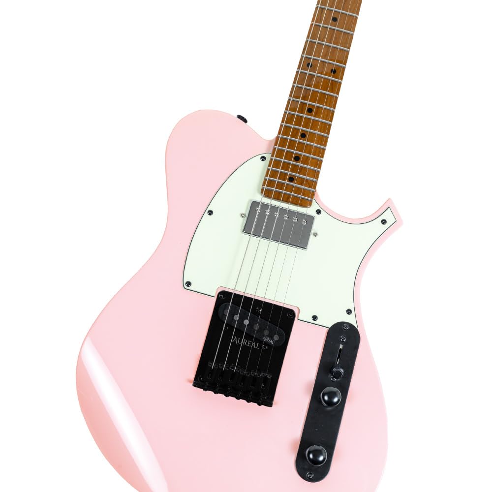 Guitarra Eléctrica Aureal Jom-te Pk Alta Calidad, Gloss