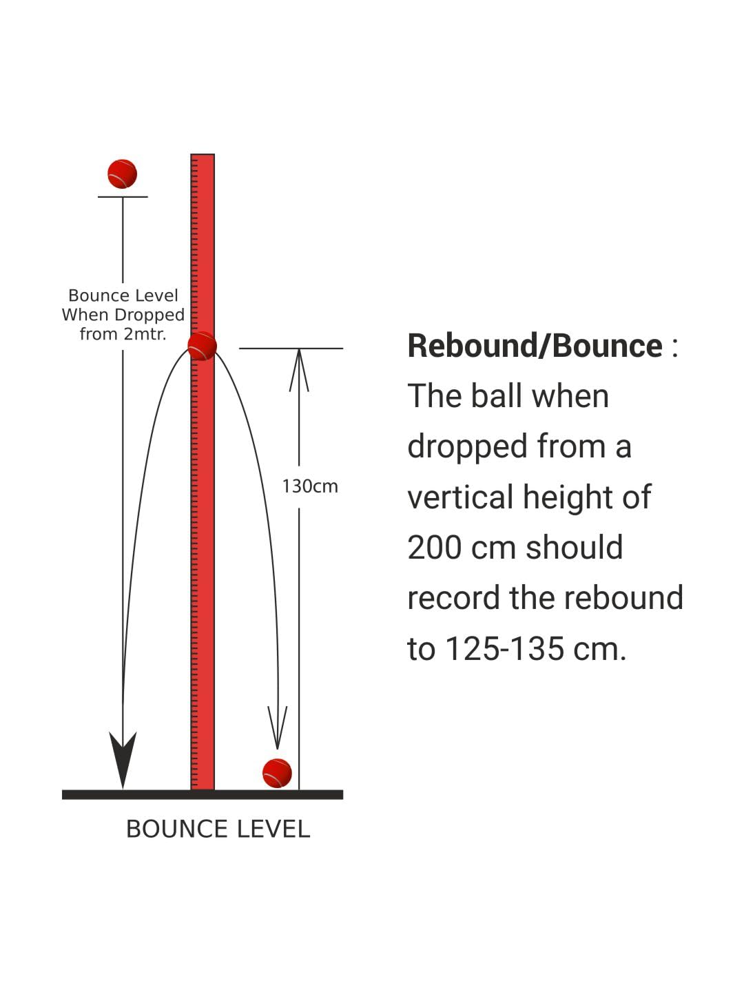 Pelota de Cricket Nivia Roja Pesados Pack de 6