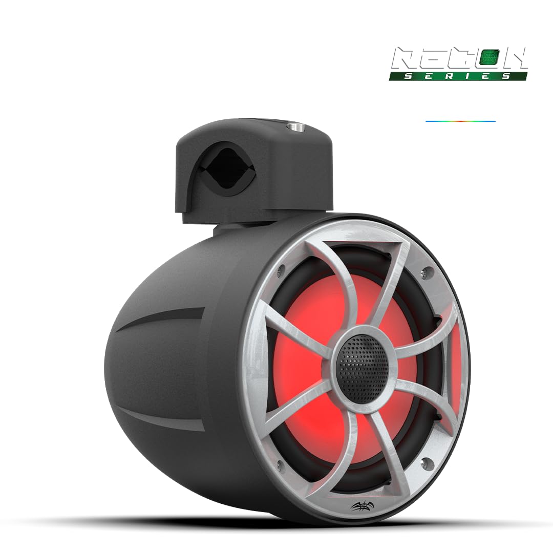 Altavoz Coaxial Wet Sounds Negro 6.5 Pulgadas para Tubo o Superficie