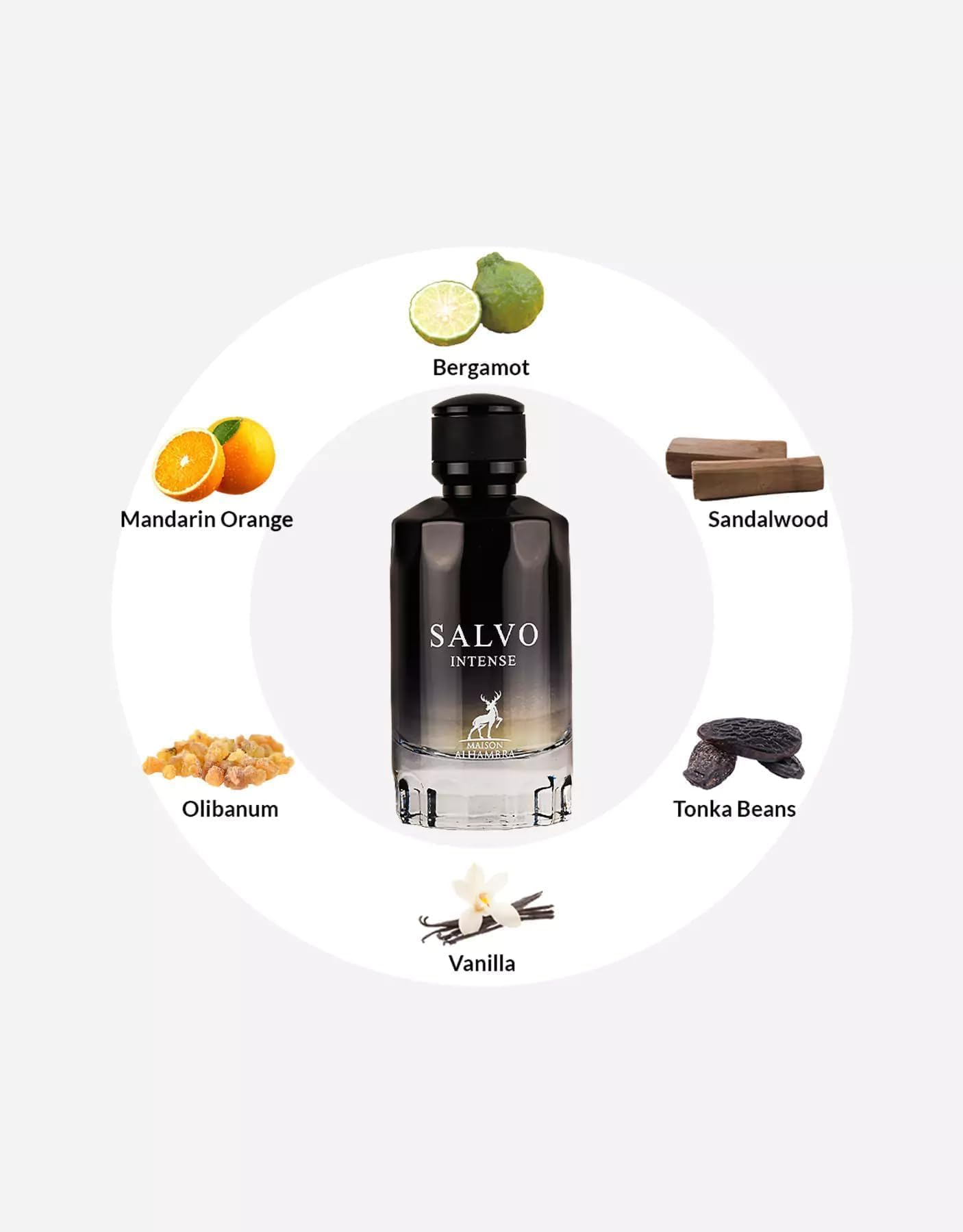 Perfume Maison Alhambra Salvo Intense 3.4 Oz para Hombre