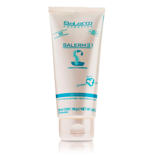 Salerm Mascarilla Salerm 21 de 200 ml Leave in Conditioner Silk Protein - Incluye Regalo - Maritrini Meza
