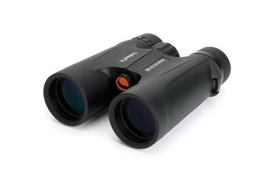 Celestron – Outland X 10x42 Binoculars – Waterproof & Fogproof Binoculars – Full-Size Binoculars for Adults with 10x Magnification – Multi–Coated Optics and BaK–4 Prisms – Protective Rubber Armoring