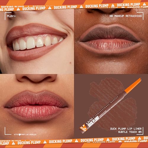 Delineador de Labios Duck Plump de Nyx Professional Makeup, Tono Subtle Touch